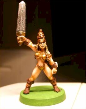 female warrior by engle75