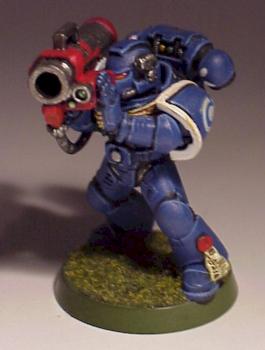Ultramarines Missile Laucher Devastator by SolidSnake