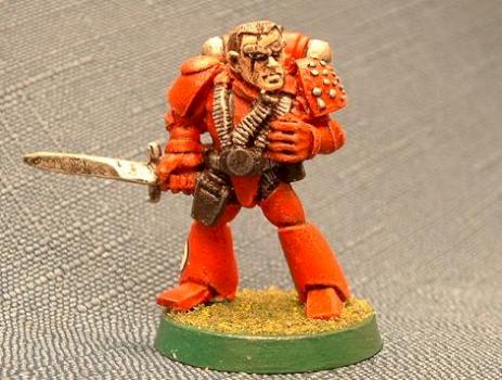 Mk VI Space Marine with sword by psiekier