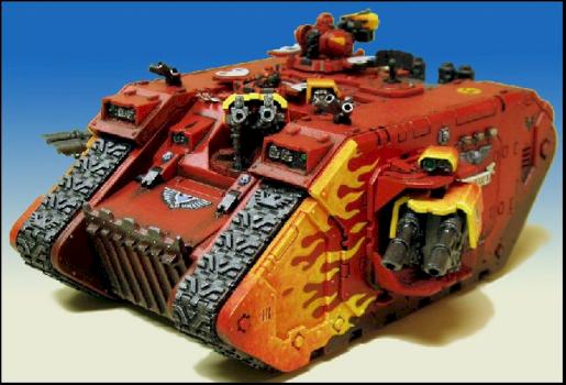 Blood Angel Land Raider Hot Rod - by Phil Myers by senseipcm
