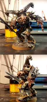 Chaos Space Marines Daemon Prince of the Iron Warriros by boember