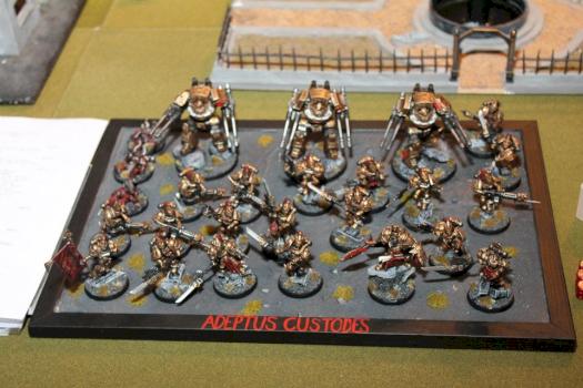 Adeptus Custodes Army by RStevenson