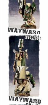 Dark Angels Standard Bearer (Detail) by w4yw4rd