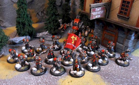 Khador Winter Guard Death Star by PeanutButterConspiracy