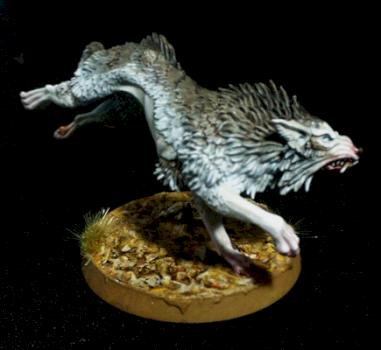 Grey Fenrissian Wolf by BadKarma