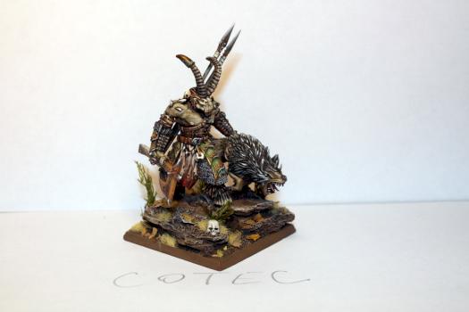 Beastmen bestigor unit filler by ganzknapp