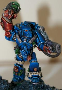 Crimson Fists Captain by Nclave