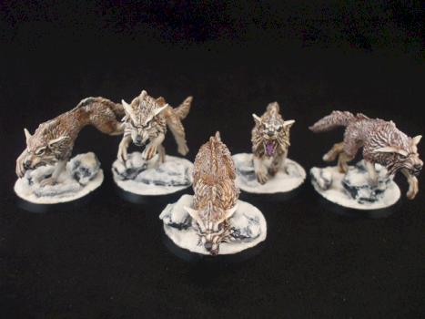 Space Wolves Fenrisian Wolf Pack by bilorca