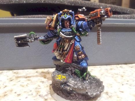 blood angels terminator librarian by DragonAdam