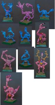 Blue and Pink Horrors of Tzeentch (2) by David Kolacinski