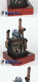 Karabidae & Krapbots Diorama by MadFlyArtStudio