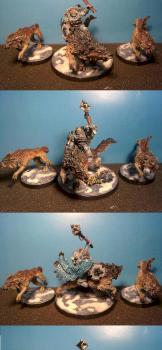 Elbrus Groom ,Space Wolves lord on Thunderwolf by mamikon