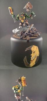 Bad Moon Ork Boss by mrscarelli