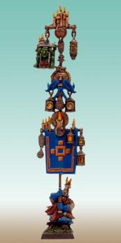 Dwarf Miner Battle Standard Bearer by Febo