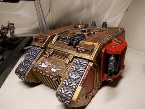 Adeptus Custodes Land Raider by RStevenson