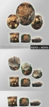 Temple of Time Ruins 25 mm round bases by rene