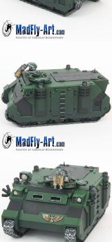 Disciples Of Caliban Rhino by MadFlyArtStudio