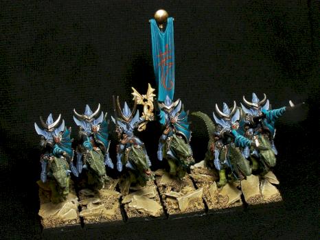 Dark Elf Cold One Knights by DrumAndBass