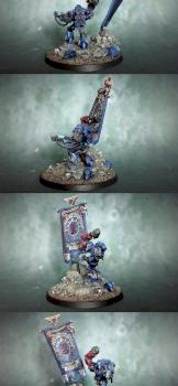 Warhammer 40,000 25th Anniversary Crimson Fists Space Marine by Richard_Harris