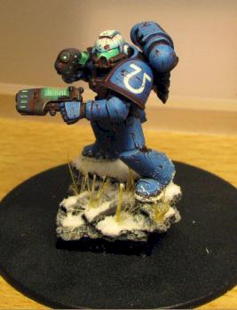 Ultramarine Space Marine by AsyLum