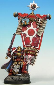 Pre-heresy Thousand Sons Marine, Standard Bearer by QiaoZhong