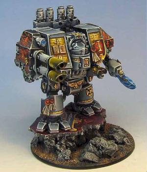 Warhammer 40k Grey Knights FW Dreadnought by Wappellious