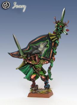 Wood Elf standard Bearer by Szary