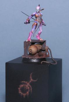 Slanesh Demonette Assassin - silver GD UK 2008 by rocketandroll