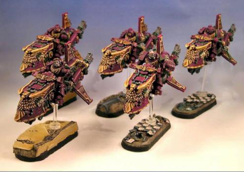 Pre Heresy Emperors Children Jetbike Squad by proximity