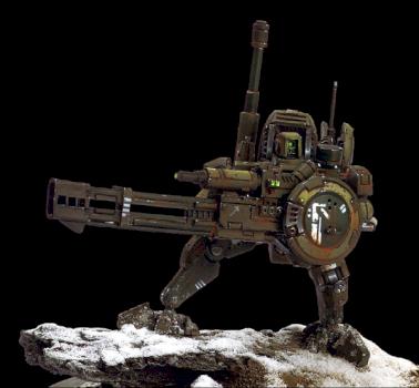 tau Broadside battlesuit (mecha) GDUK 08 by fildunn