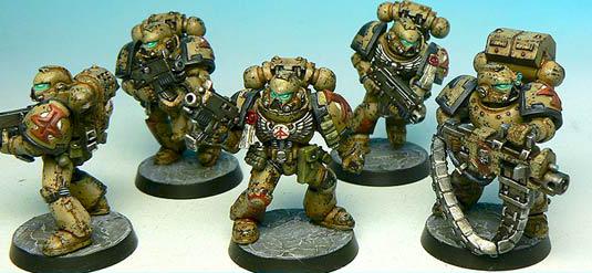 Imperial Rampart 1st Tac Squad - 2nd Fire Team by jakovazor