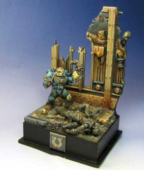 Ultramarine vs Necron by fix