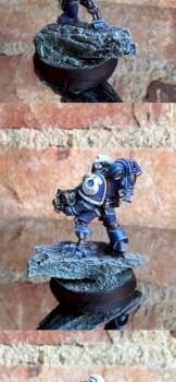 Space Marines - Ultramarine Tyranic Wars Veteran #1 by GobBoss