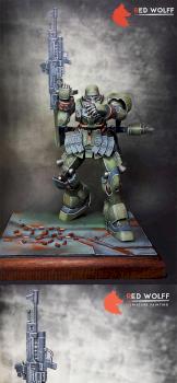 Gundam - AMS 129 Geara Zulu by RedWolff