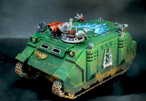 Dark Angels Rhino by Pahaere