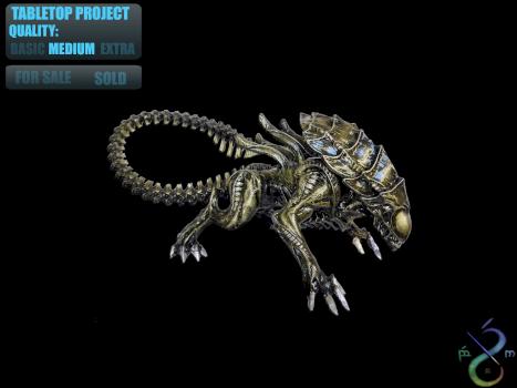 Alien Crusher, commission work for Alien Vs Predator Game by BerenMiniaturasStudio