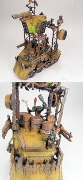 Ork Bad Moons Battle Wagon Rock Stage by White Metal Games