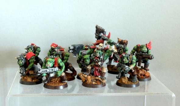Ork 'Ard Boyz by actionape