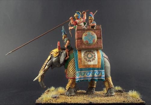 28mm Aventine Successor Elephant (Armoured) with Crew by avalonindustries2040