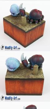 Frutti Di Mare Crab and Shelldon by MadFlyArtStudio