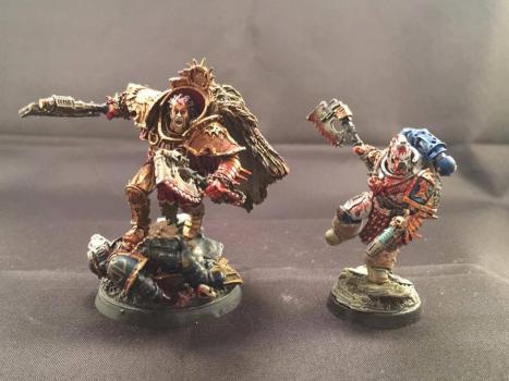 Angron & Kharn by Art Steventon