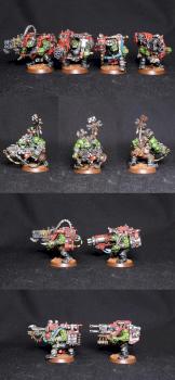 Ork Lootas with Mek by MadWolf
