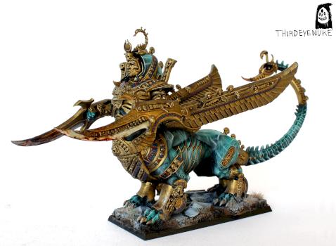 Tomb Kings Necrosphinx by ThirdEyeNuke
