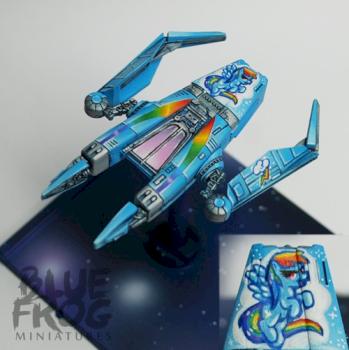 X-Wing Brobot Rainbow Dash by rzaba