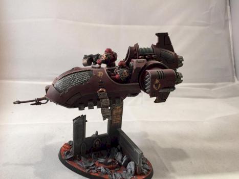 Word Bearers Land Speeder Javelin by Art Steventon