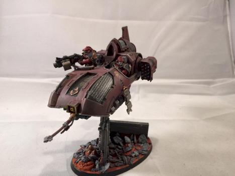Word Bearers Land Speeder Javelin by Art Steventon