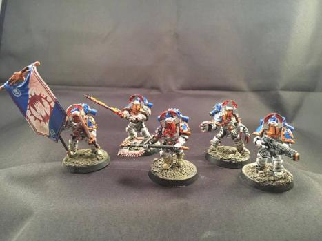 World Eaters Command Squad by Art Steventon