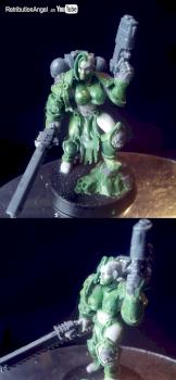 Female Space Marine by Retribution Angel