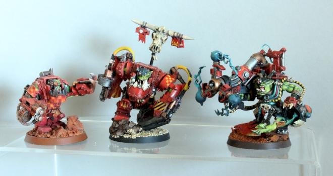 Da Bosses (Ghazgull, Meganob, Shokk Attack Gun) by actionape