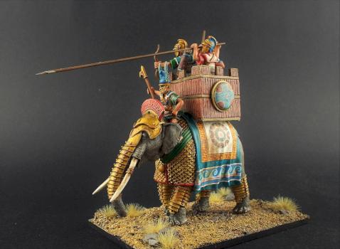28mm Aventine Successor Elephant (Armoured) with Crew by avalonindustries2040